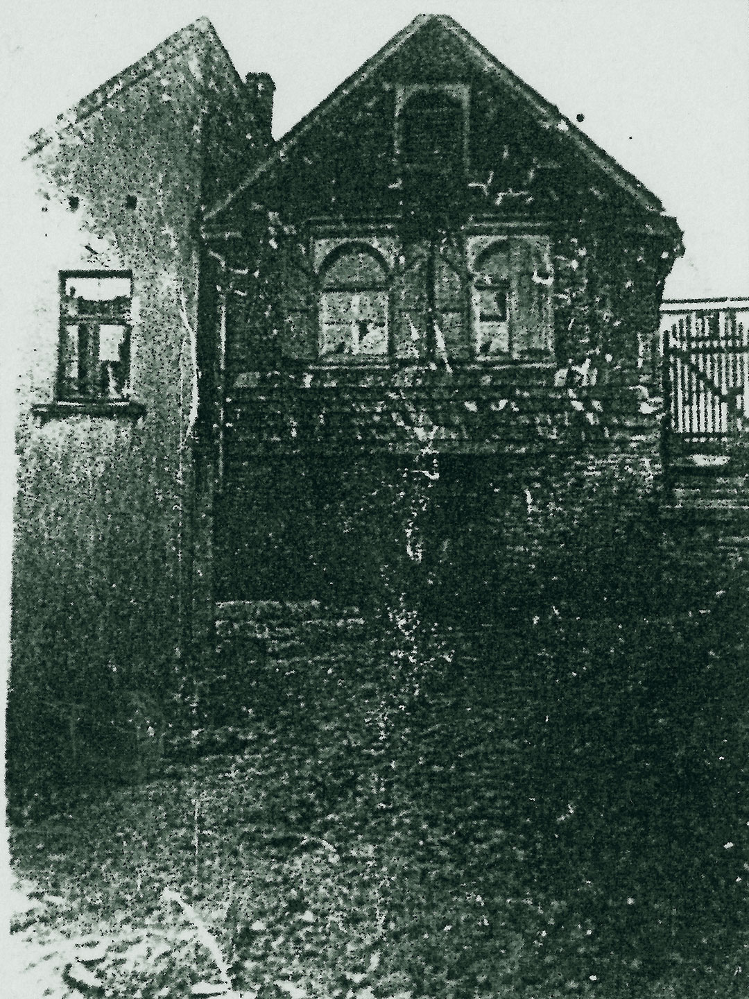 Die Synagoge in der Hölzerstraße, abgerissen 1929
