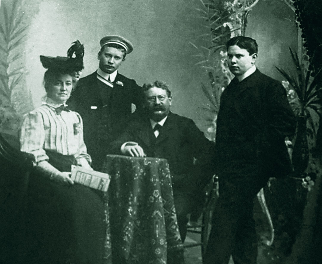 Johanna, Werner, Levi und Walter Windmüller, v.l.n.r.